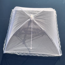 Load image into Gallery viewer, Large White Food Cover Outdoor BBQ Picnic Cake Mesh Mosquito Fly Net Protector Lace