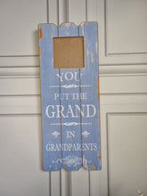 Load image into Gallery viewer, Photo Frame Wall Art, 'You Put The Grand In Grandparents' Stylish Unique Gift Decor Glass