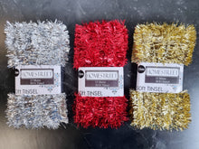 Load image into Gallery viewer, Very Long Silver Christmas Tinsel, 50 Foot 15 Meter Xmas Holiday Home Office Decoration