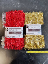 Load image into Gallery viewer, Very Long Silver Christmas Tinsel, 50 Foot 15 Meter Xmas Holiday Home Office Decoration