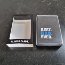 Load image into Gallery viewer, Best Dad Ever Playing Cards Fathers Day Gift Present Plastic Coated Cards