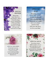 Load image into Gallery viewer, Brother Laminated Memorial Funeral Grave Card With Special Message