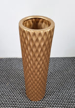 Load image into Gallery viewer, Large Gold Ceramic Floor Vase 60cm Home Decor