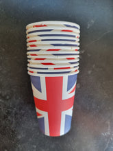 Load image into Gallery viewer, Union Jack Paper Cups Kitchen Dining Picnic Disposable Supplies Pack Of 12