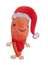 Load image into Gallery viewer, Medium Christmas Carrot Plush Toy Festive Gift 42cm