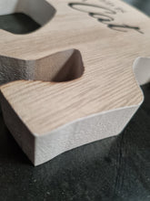 Load image into Gallery viewer, All You Need Is Love And A Cat Wooden Carved Ornament Home Decor Message Sign