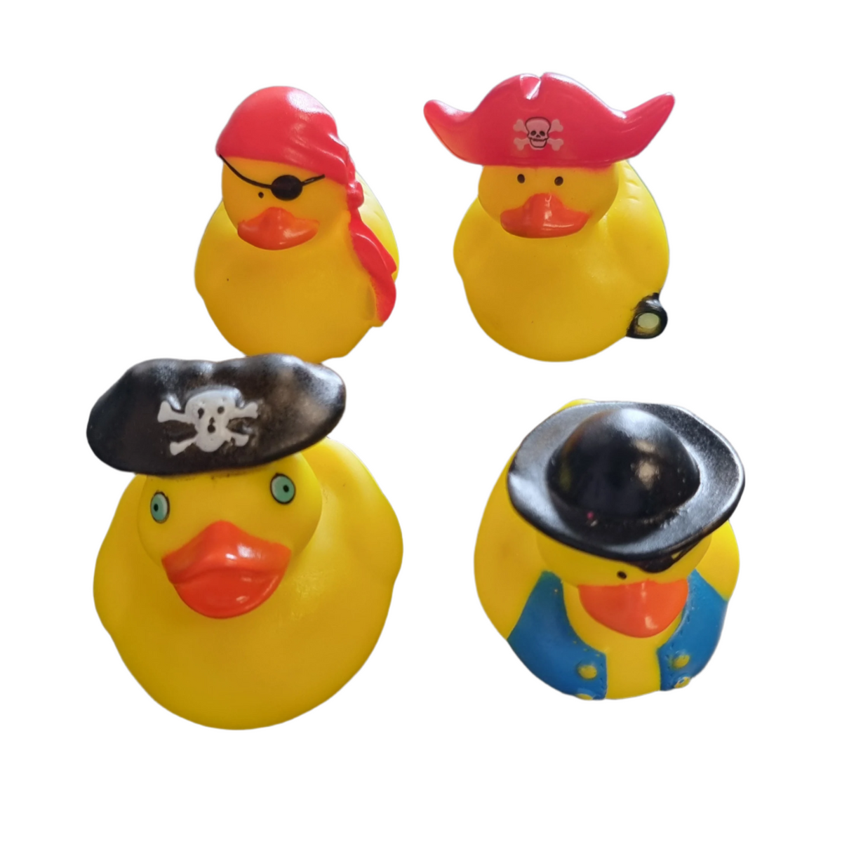 Pirate Ducks, Set of 4 Rubber Pirate Ducks Ready To Set Sail. 'Pirate Ducks' from Ducks in Disguise