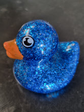 Load image into Gallery viewer, Mini Glitter Ducks Set Of 6 In Bright Colours Fun Party Bag Gifts Games Bath Time Toys