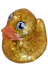 Load image into Gallery viewer, Mini Glitter Ducks Set Of 6 In Bright Colours Fun Party Bag Gifts Games Bath Time Toys