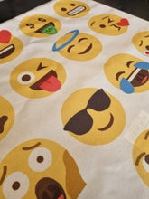 Load image into Gallery viewer, Satin Soft Touch Emoji Cushion Square 17" Best Quality Smiley Face Cushions with Polyester inner