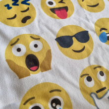 Load image into Gallery viewer, Satin Soft Touch Emoji Cushion Square 17" Best Quality Smiley Face Cushions with Polyester inner