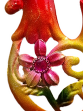 Load image into Gallery viewer, Welcome Garden Sign, Cockerel Rooster Bright Colour and Sparkle Detail Hanging Chicken Sign