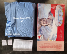 Load image into Gallery viewer, Round Paddling Pool Bright Colour Underwater Ocean Animals Theme 3 Ring Pool Large 150cm 5 ft Inflatable Family Pool