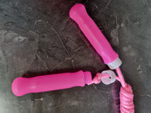 Load image into Gallery viewer, Value Plastic Handle Skipping Rope 220cm 7' 3" approx length Adjustable Lightweight