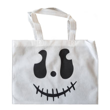 Load image into Gallery viewer, Halloween Canvas Tote Shopping Treat Bag In Ghost Pumpkin Mummy Or Cat Design