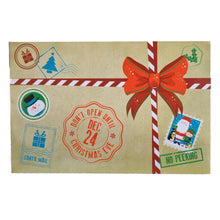 Load image into Gallery viewer, Christmas Eve Card Box With Special Delivery Message Fun Vibrant Xmas Gift Boxes