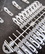 Load image into Gallery viewer, Christmas Light Hook Clips For Gutter Curtains Wires Or Poles 26 Pack Strong Indoor Outdoor