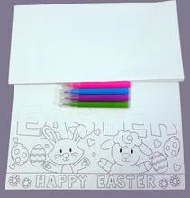 Load image into Gallery viewer, Colour Your Own Easter Cards, 4 Cards with Envelopes in 2 Designs with 4 pens