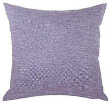 Load image into Gallery viewer, Plain Pastel Woven Textured Cushions, 43 cm Square, Filled Decorative Fine Waffle Throw Pillows for Living or Bedroom