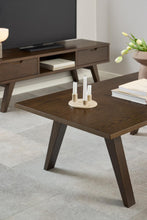 Load image into Gallery viewer, A-Line Grande Wooden Coffee Table In Brown Smoked Oak Spacious 130x70cm