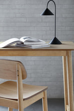 Load image into Gallery viewer, Barlow Bar Table Brown Oiled Oak With Footrest Modern Kitchen Dining 120x60x105 cm