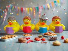Load image into Gallery viewer, Bulk Buy Mixed Rubber Ducks, Mini Rubber Ducks For Party Favours, Party Bags, Games, Duck Race And More