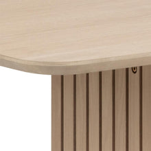 Load image into Gallery viewer, Christo Lamella Rectangular White Oak Dining Table Spacious 220cm x 105cm Top