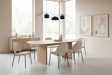 Load image into Gallery viewer, Christo Lamella Rectangular White Oak Dining Table Spacious 220cm x 105cm Top