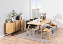 Load image into Gallery viewer, Galway Oak Herringbone Large Rectangle Dining Table 200x100x75cm