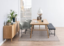 Load image into Gallery viewer, Galway Oak Herringbone Large Rectangle Dining Table 200x100x75cm