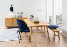 Load image into Gallery viewer, Galway Oak Herringbone Large Rectangle Dining Table 200x100x75cm