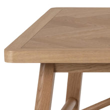 Load image into Gallery viewer, Galway Oak Herringbone Large Rectangle Dining Table 200x100x75cm