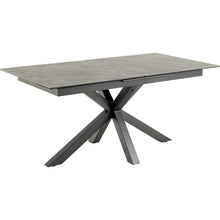 Load image into Gallery viewer, Heaven Extendable Black Dining Table Large Spacious Ceramic 168/210 x 90 cm