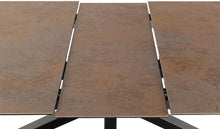Load image into Gallery viewer, Heaven Extendable Brown Dining Table Spacious Ceramic 168/210 x 90 cm