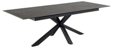 Load image into Gallery viewer, Heaven Large Extending Black Dining Table Spacious Ceramic 8/10 Seats 200/240 x 100 cm