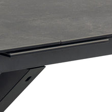 Load image into Gallery viewer, Heaven Large Extending Black Dining Table Spacious Ceramic 8/10 Seats 200/240 x 100 cm