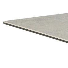 Load image into Gallery viewer, Heaven Rectangle Dining Table 135cm In Grey Ceramic With Metal Base