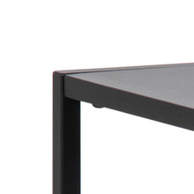 Load image into Gallery viewer, Newcastle Console Table Shelf Storage Unit In Black 100x35x79cm
