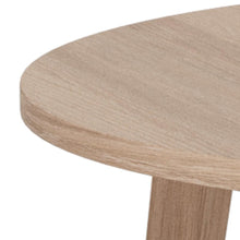 Load image into Gallery viewer, A-Line Extending Round Dining Table In White Oak 120 To 220cm