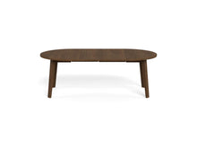 Load image into Gallery viewer, A-Line Extending Round Dining Table In Brown Oak 120 To 220cm