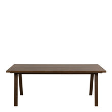 Load image into Gallery viewer, A-Line Extending Large Dining Table In Brown Oak Spacious 210cm To 310cm