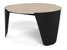 Load image into Gallery viewer, Altea Coffee Table With Ceramic Travertine Top And Steel Base Spacious 80cm
