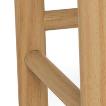 Load image into Gallery viewer, Alvin Bench With Weaved Rope Paper Plaits And Lacquered Pine Wood