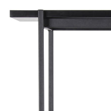 Load image into Gallery viewer, Angus Tall Bookcase Shelving Unit With 5 Shelves And Black Metal Frame 94x27x172 cm