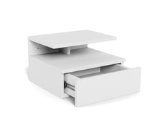 Load image into Gallery viewer, Ashlan Wooden Bedside Wall Table In Oak, Black, White Or Grey