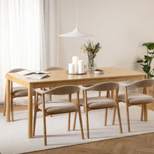 Load image into Gallery viewer, Atlantic Extending Oak Rectangle Dining Table 8-10 Seat 200/300 x 100cm