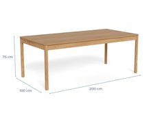 Load image into Gallery viewer, Atlantic Oak Rectangle Dining Table 8 Seat 200x100cm