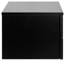 Load image into Gallery viewer, Avignon 2 Drawer Wooden Bedside Wall Table In Black Or White