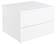 Load image into Gallery viewer, Avignon 2 Drawer Wooden Bedside Wall Table In Black Or White