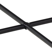 Load image into Gallery viewer, Avila Amour 52cm Round Side Table In Black Marble With A Metal Base